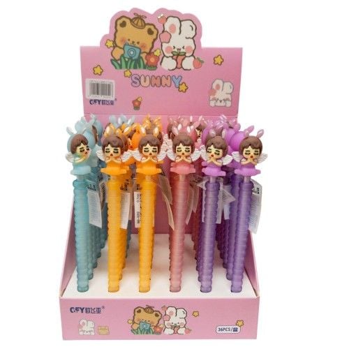 Toptan Versatil Kalem Melek Kız Başlıklı 07 uçlu 36 lı