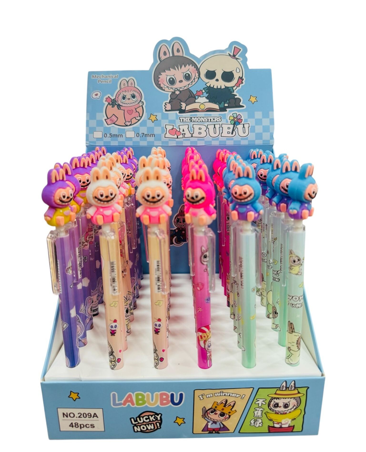 Toptan Labubu Başlıklı Versatil Kalem