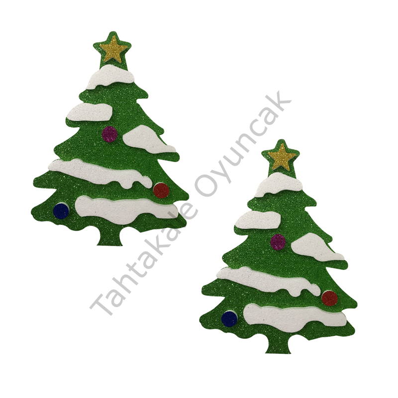 Toptan Yılbaşı Strafor Çam Ağacı 2li