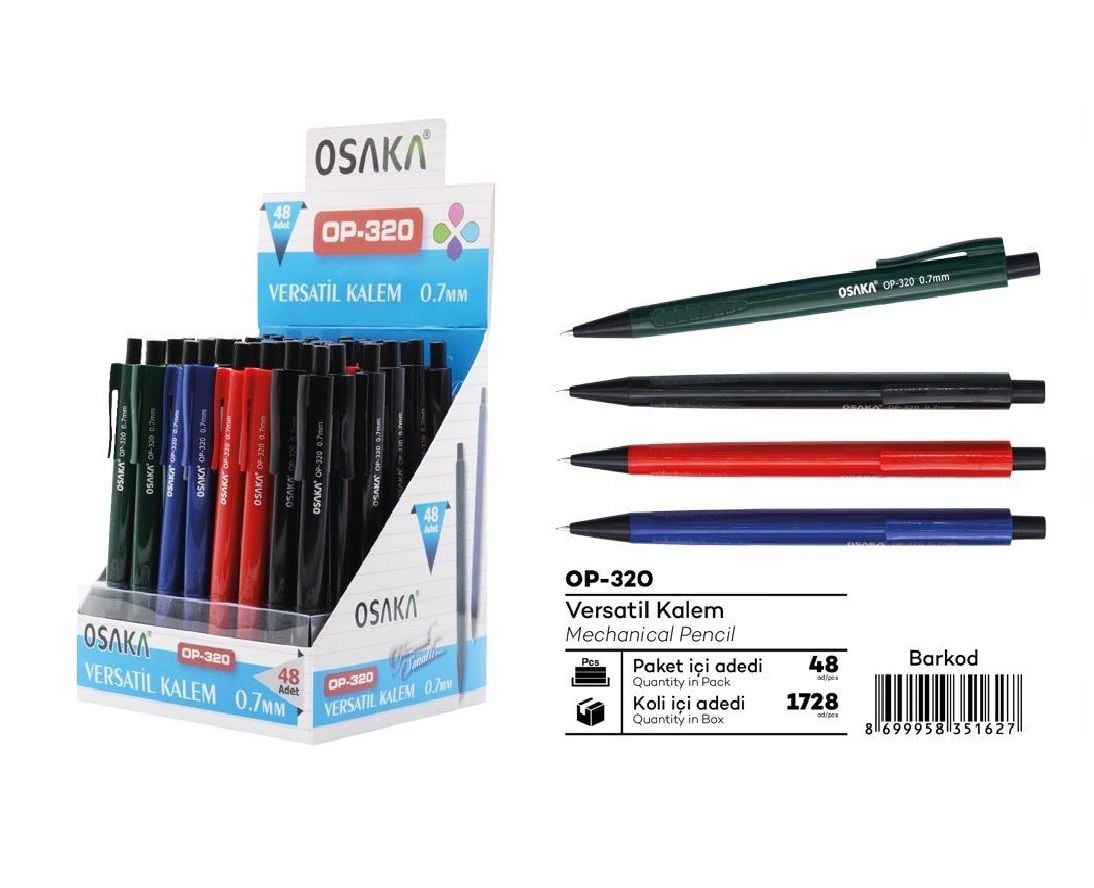 Toptan Versatil Kalem 0.7 uç OP320
