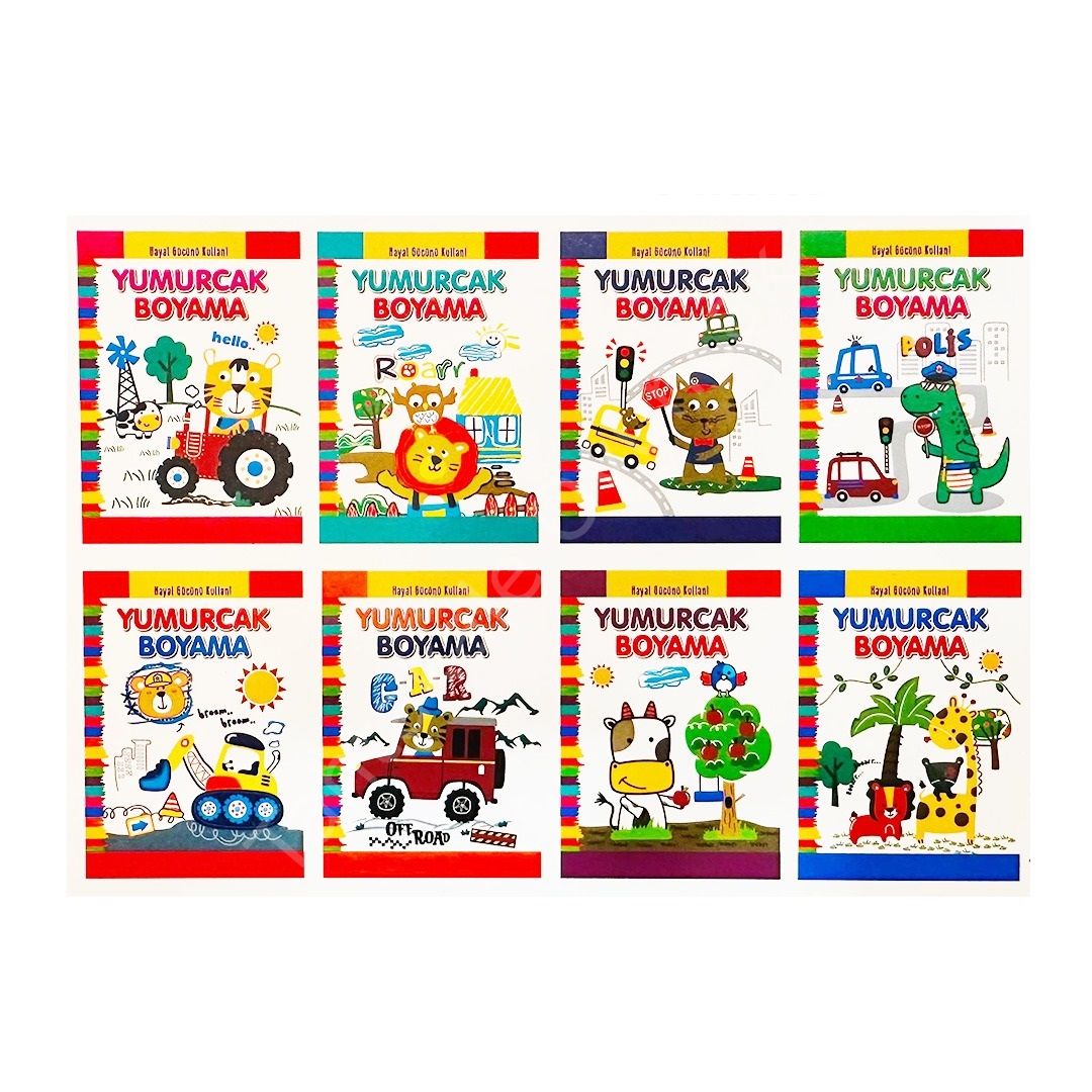 Toptan Yumurcak Boyama Kitabı