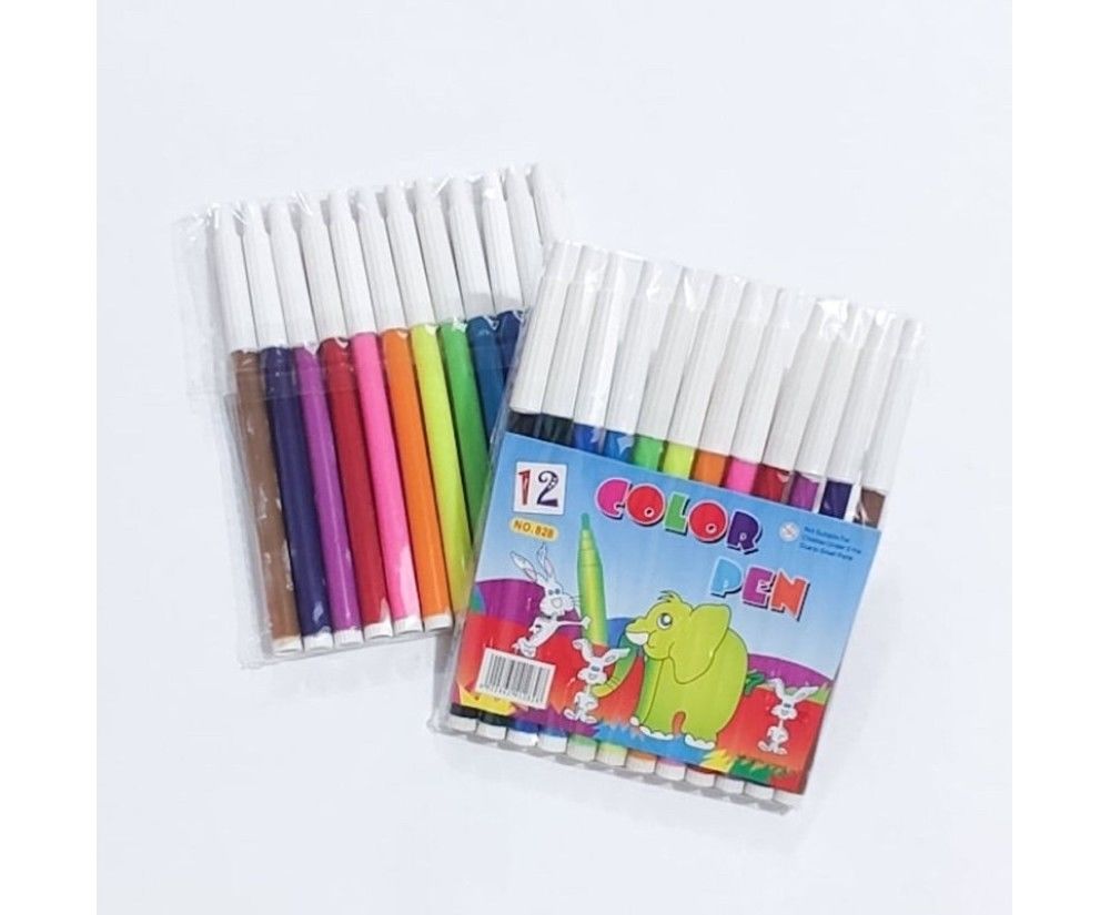 Toptan Mini Keçeli Kalem 12'li emn