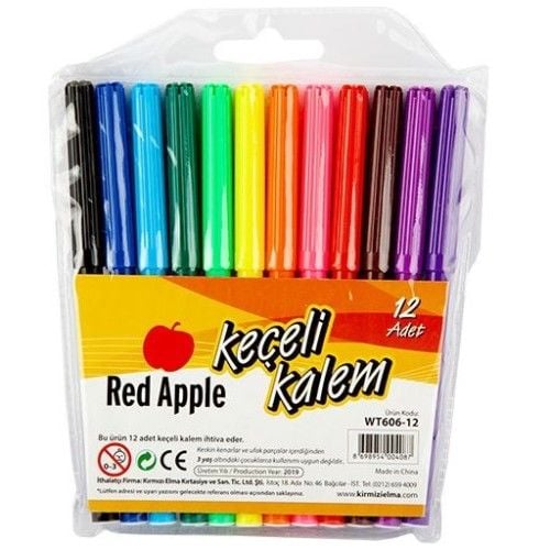 Toptan Kırtasiye Keçeli Kalem 12'Li