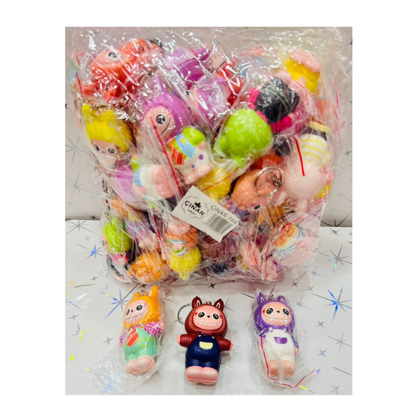 Toptan Squishy Anahtarlık Labubu