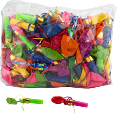 Toptan Püsküllü Düdüklü Balon