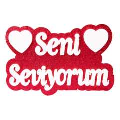 Toptan Strafor Süs Seni Seviyorum
