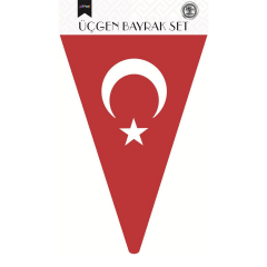 Toptan Ay Yıldız Üçgen Flama Süsleme Seti