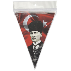 Toptan Atalı Üçgen Bayrak Flama