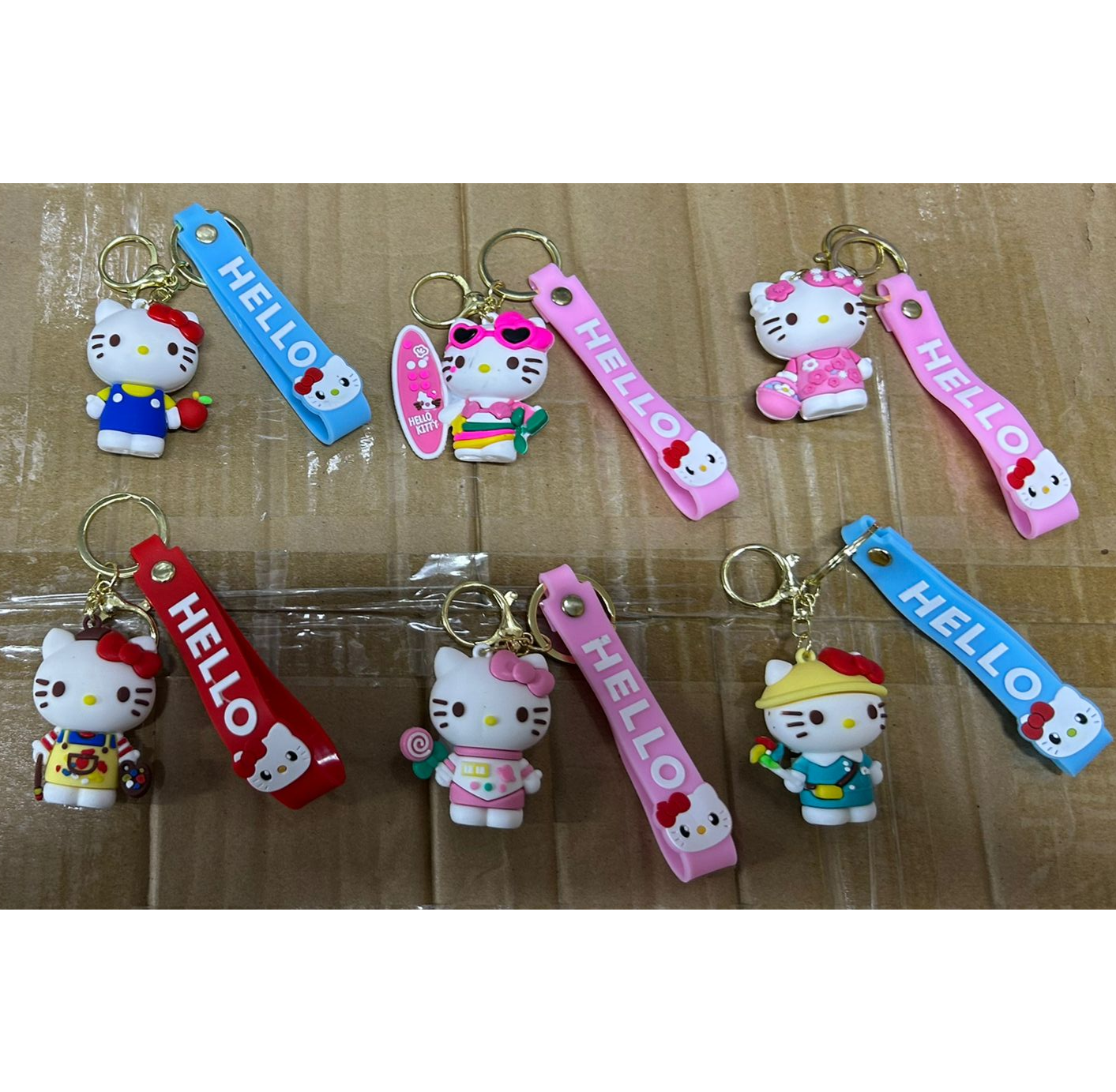 Toptan Silikon Anahtarlık Hello Kitty