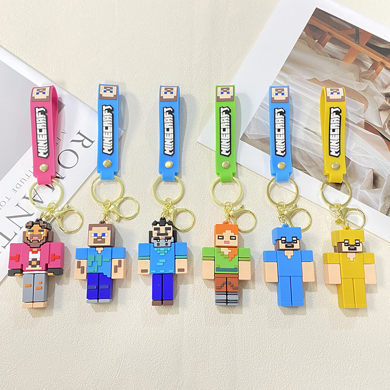 Toptan Silikon Anahtarlık Minecraft