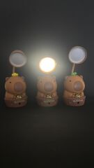 Toptan Capybara Kalemtraşlı Masa Lambası