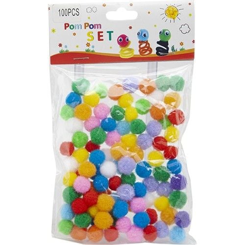 Toptan Ponpon 15mm 100'lü