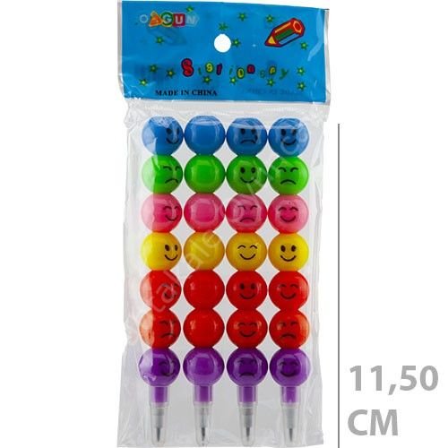 Gülen Yüzlü Yumurtlayan Kurşun Kalem 4lü