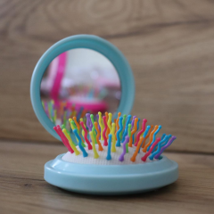 Toptan Renkli Katlanır Aynalı Tarak