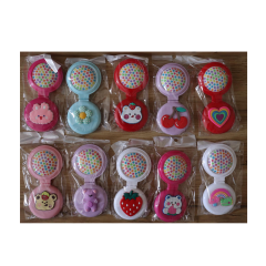 Toptan Renkli Katlanır Aynalı Tarak