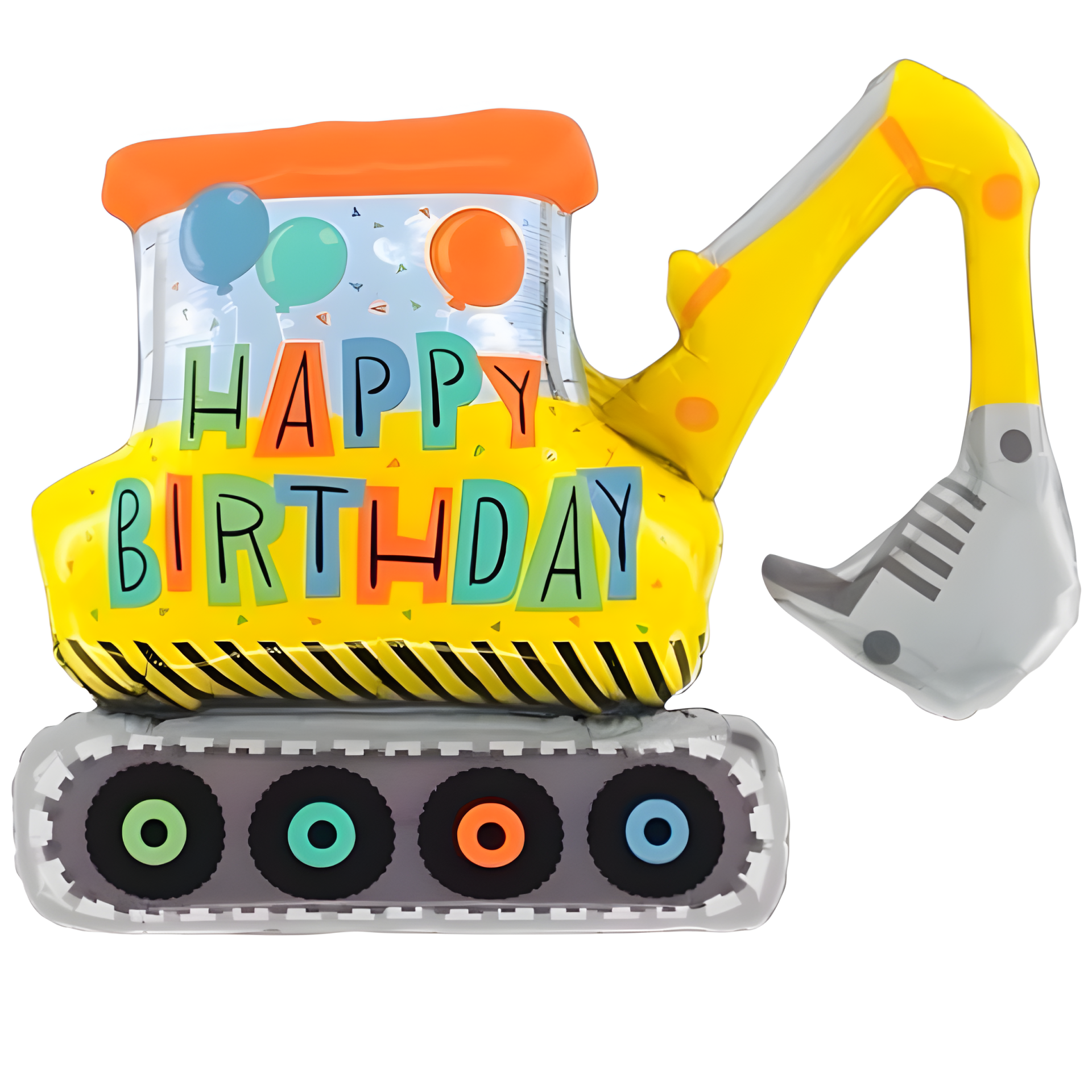 Toptan Folyo Balon Büyük Excavator
