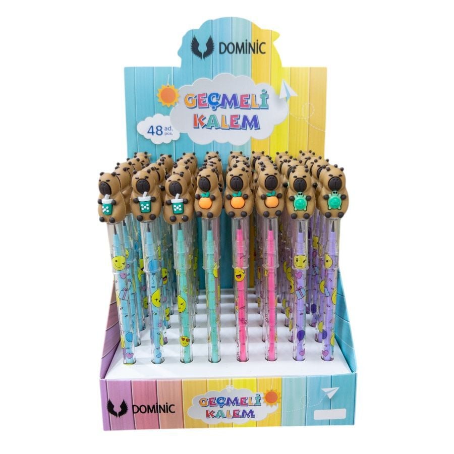 Toptan Geçmeli Kalem Capybara Başlıklı