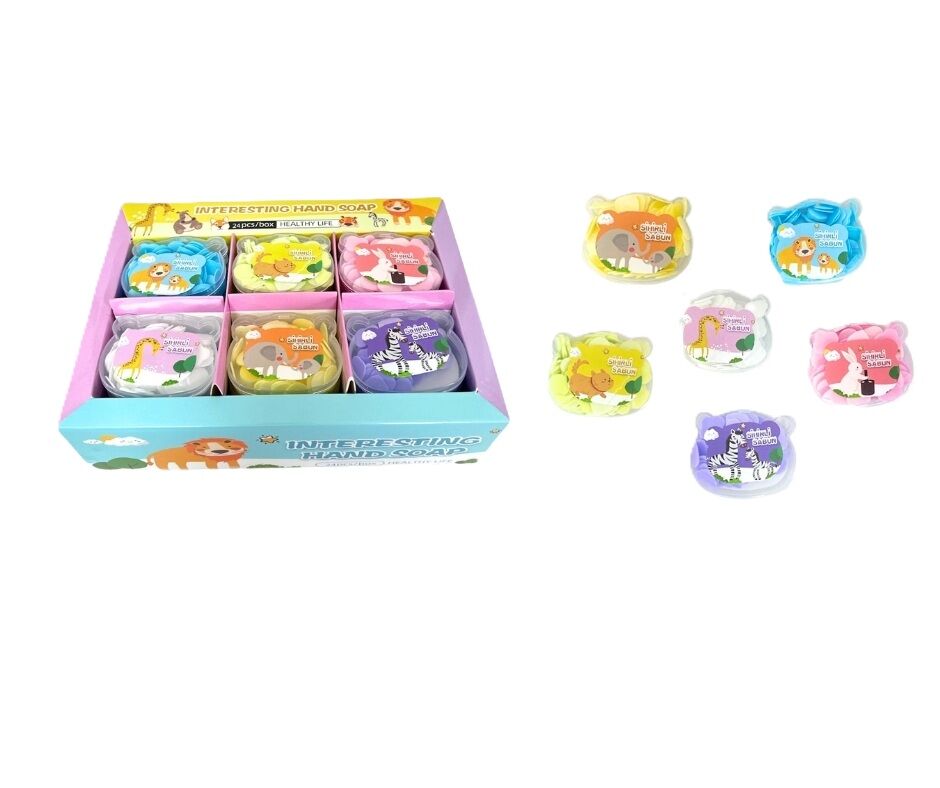 Toptan Sihirli Sabun Sevimli Hayvanlar