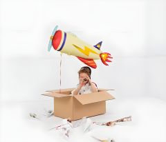 Toptan Folyo Balon Uçak Model