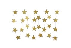 Toptan Gold Yıldız İpli Sarkıt 4mt