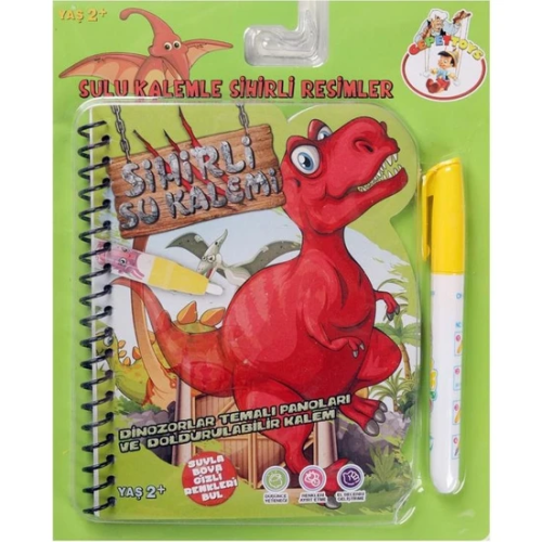 Sihirli Boyama Kitabı Dinazor Model