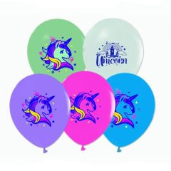 Toptan Unicorn Baskılı Lateks Balon