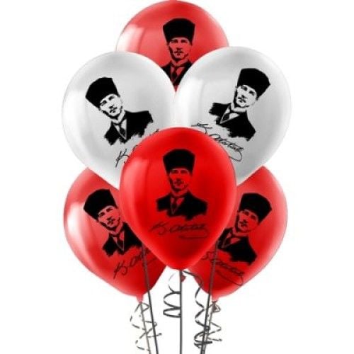 Toptan Lateks Atatürk Baskılı Balon