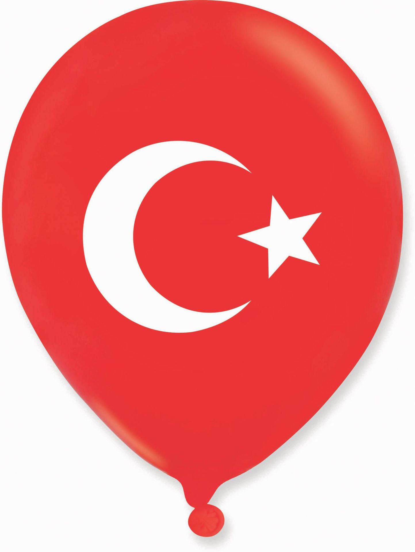 Toptan Lateks Bayrak Baskılı Balon 23 Nisan