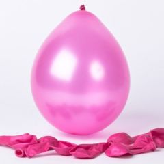 Toptan Lateks Fuşya Metalik Balon HBK