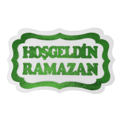 Toptan Ramazan Dekor Strafor Hoşgeldin Ramazan