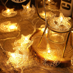 Toptan Led Ramazan Temalı Pilli Gün Işığı 20li