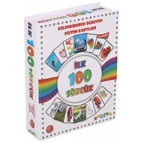 Toptan 100 Sözcük Zeka Kartları