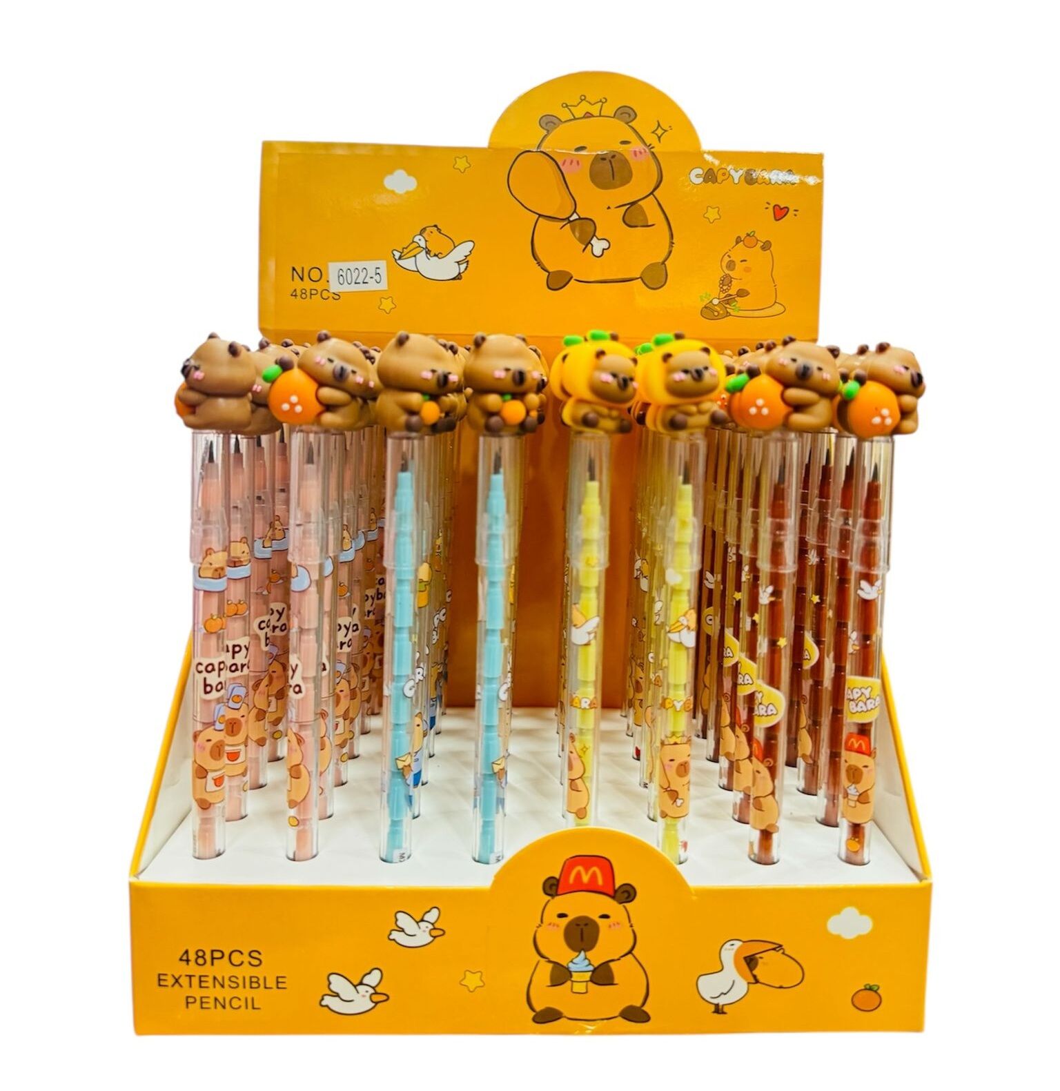 Toptan Capybara Başlıklı Geçmeli Kalem