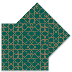 Toptan Peçete 33x33 16lı Ramazan Yeşil
