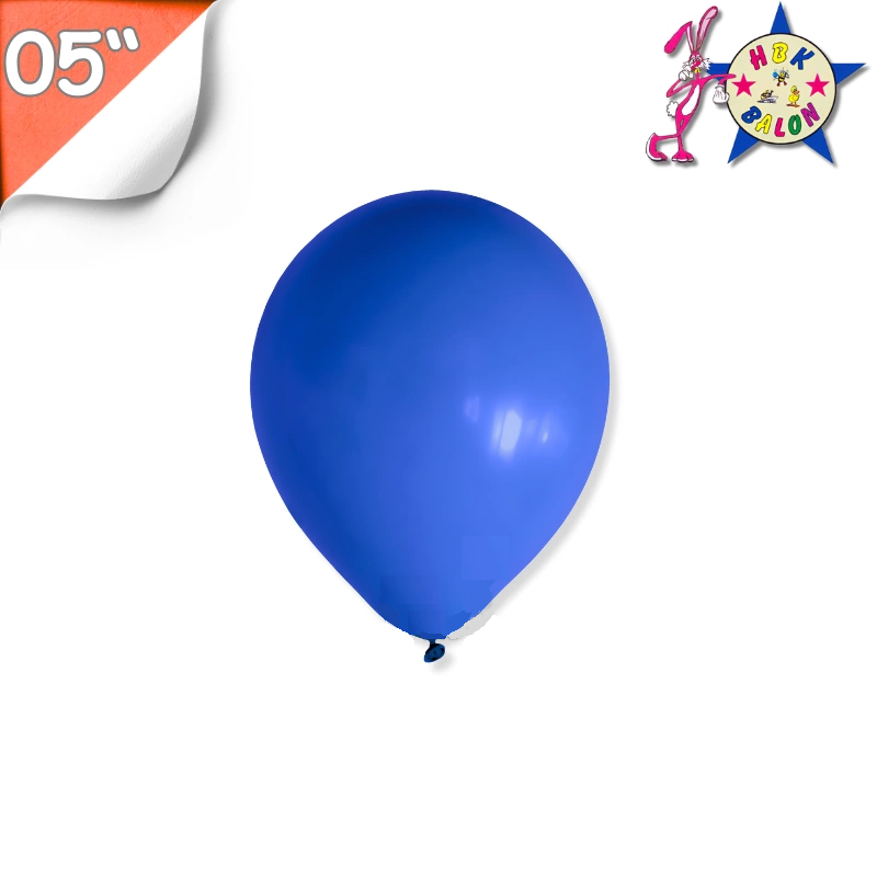 Toptan Balon 05'' Pastel Koyu Mavi Hbk
