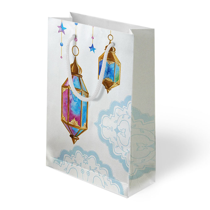 Toptan Karton Çanta  26x40x8 10lu Ramazan Kandil