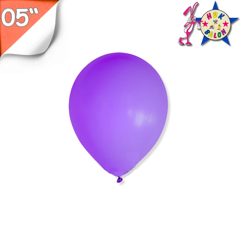 Toptan Balon 05'' Pastel Mor Hbk
