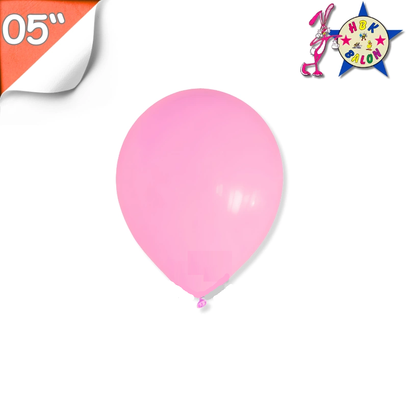 Toptan Balon 05'' Pastel Pembe Hbk