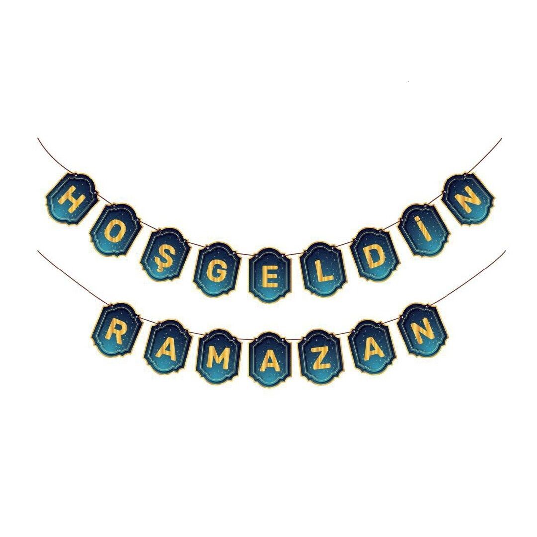 Toptan Ramazan Süsü Yaldızlı Hoşgeldin Ramazan