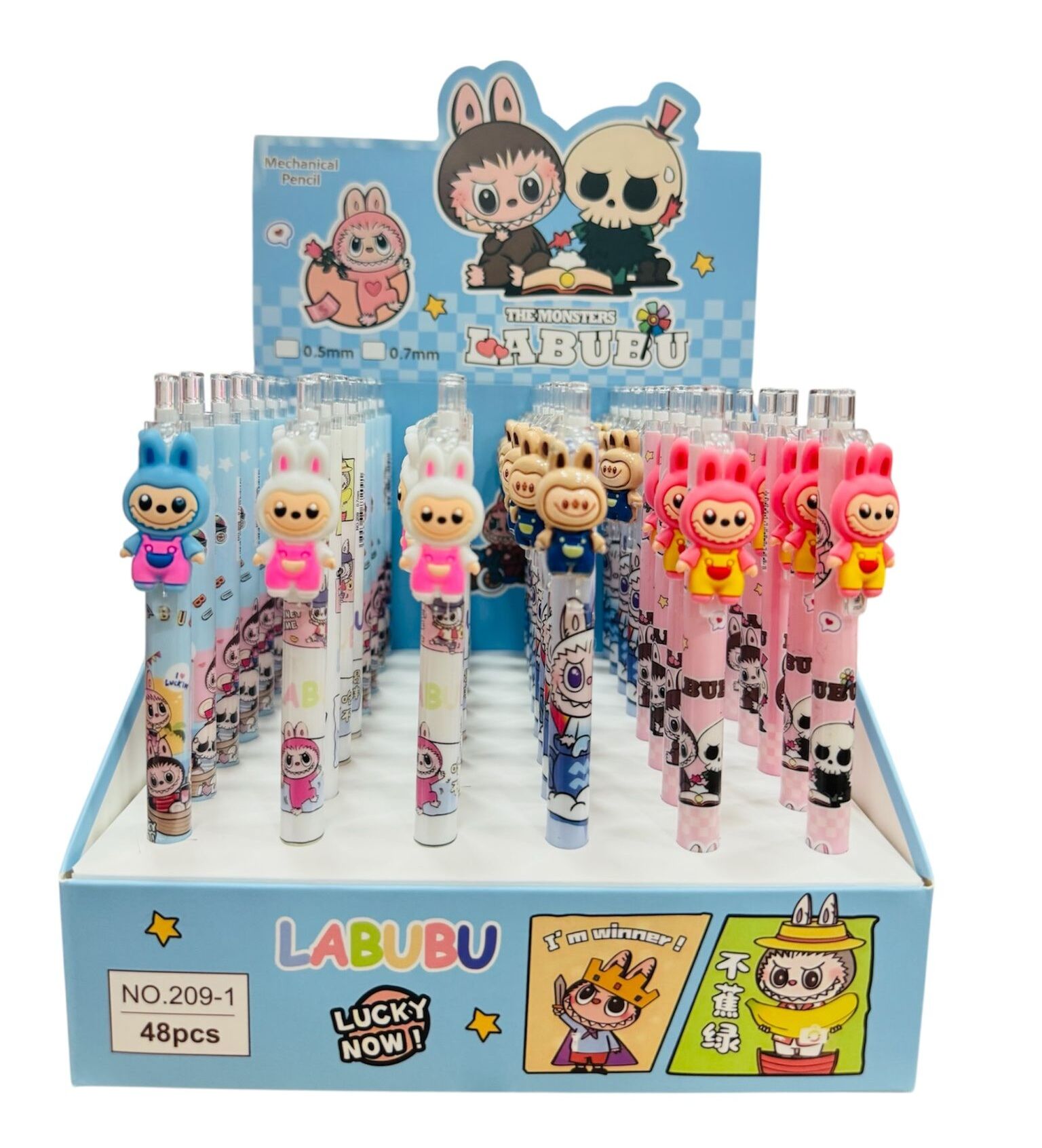 Toptan Monster Labubu Mekanik Kalem