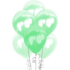 Toptan Lateks Metalik Açık Yeşil Balon HBK