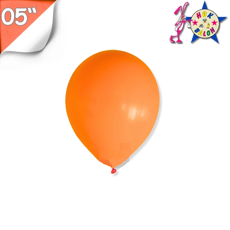 Toptan Balon 05'' Pastel Turuncu Hbk