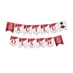 Toptan 29 Ekim Afiş Süs Flama