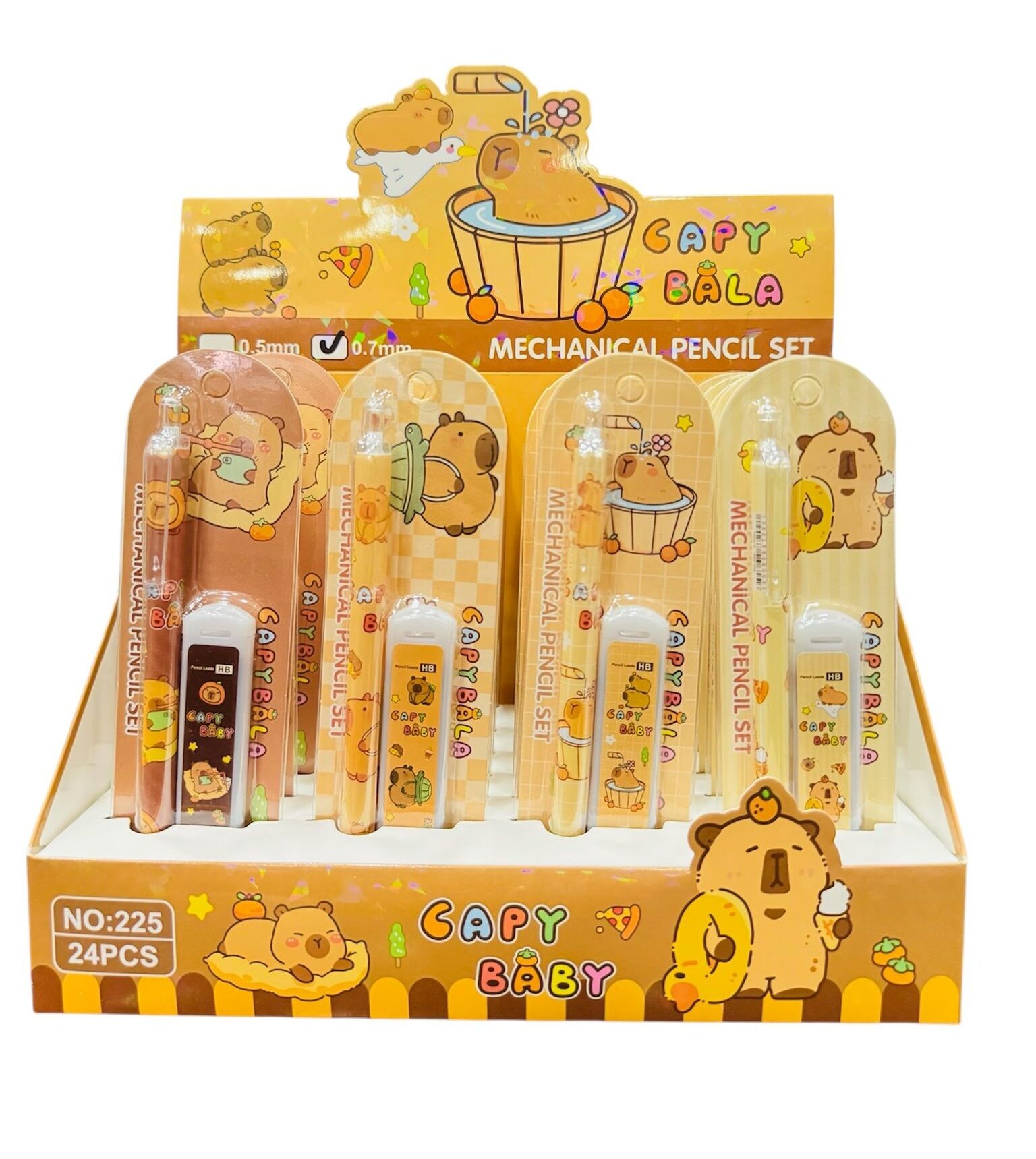 Toptan Capybara Uçlu Versatil Kalem Seti