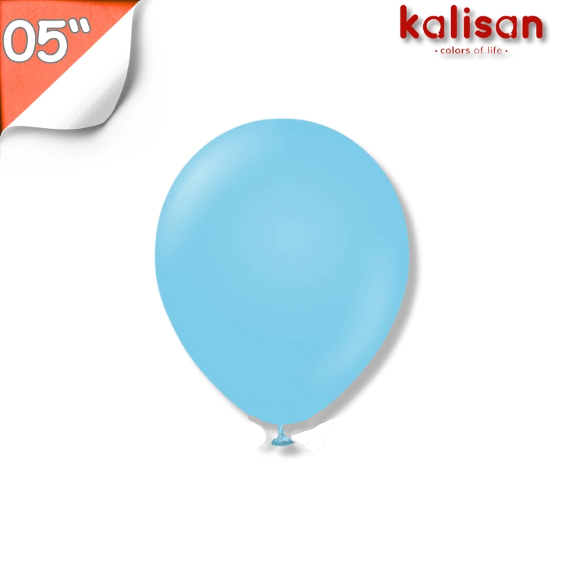 Toptan Kalisan Balon 05'' Pastel Açık Mavi