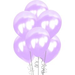 Toptan Lateks Metalik Lila Balon HBK