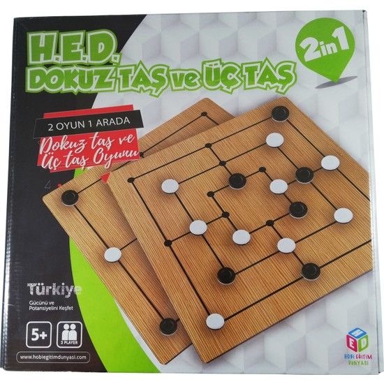 Toptan 3 Taş Ve 9Taş Oyunu