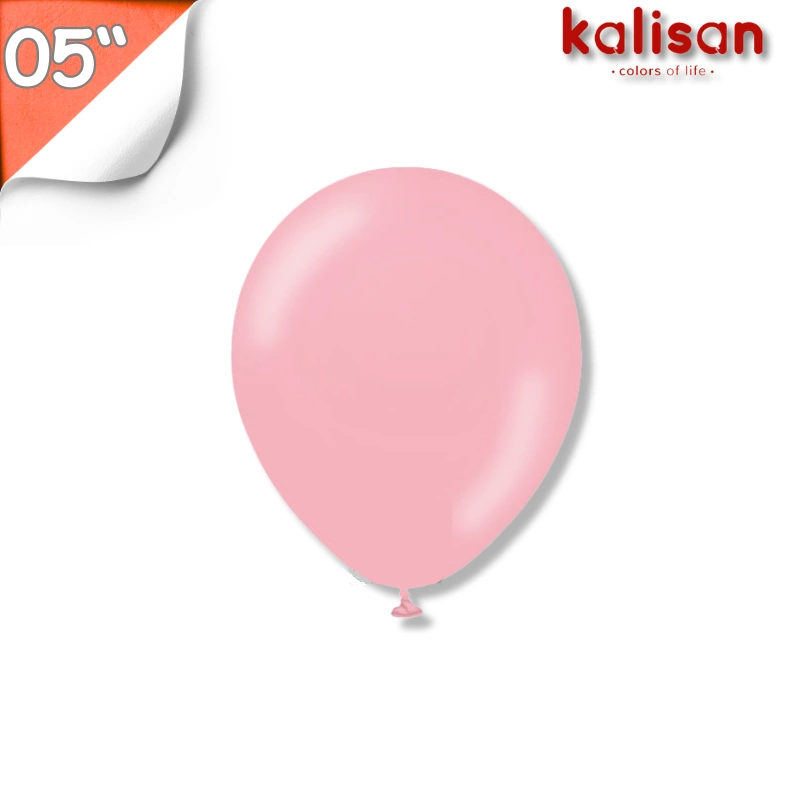 Toptan Kalisan Balon 05'' Pastel Doğal Pembe