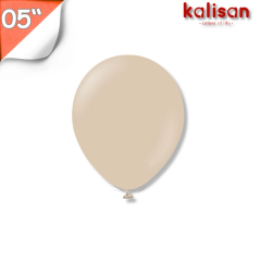 Toptan Kalisan Balon 05'' Pastel Fındık Kahvesi