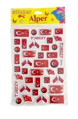 Toptan Büyük Sticker Bayrak Çeşitleri